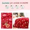 Christmas Throw Blanket, Christmas Decorations Blankets and Throws, Fuzzy Cozy Soft Warm Fleece Sherpa Winter Holiday Blanket for Bed Couch Sofa Reindeer Snowflakes
